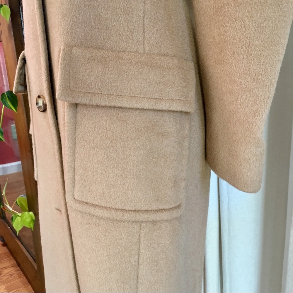 Celine Camel Hair Trench Coat Size 40 FR - Picture 2 of 8